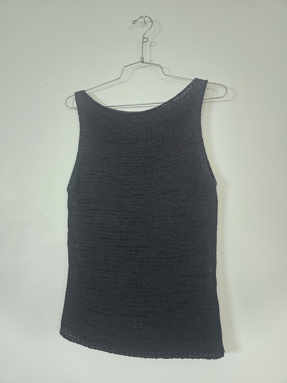 Jacob Black Knit Scoop Neck Tank